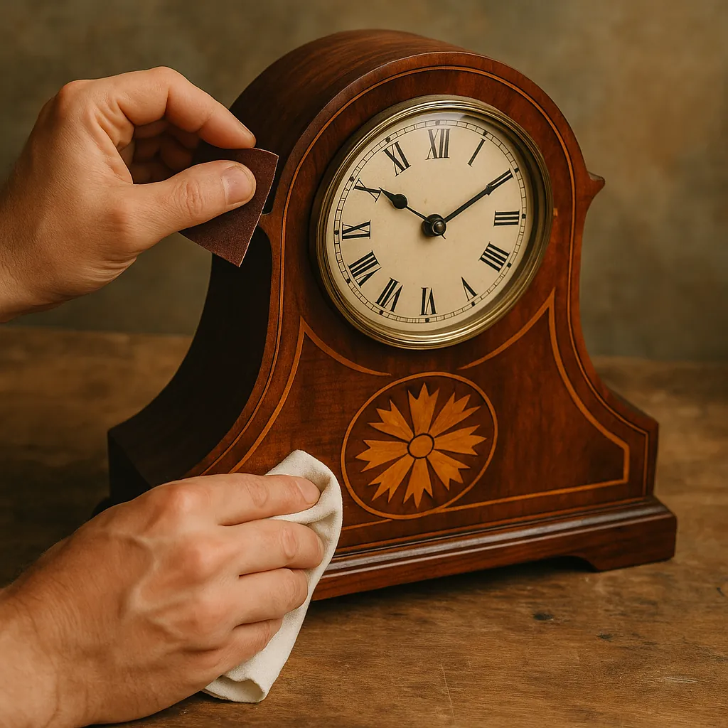 Artisan-restauration-boiserie-caisse-horloge