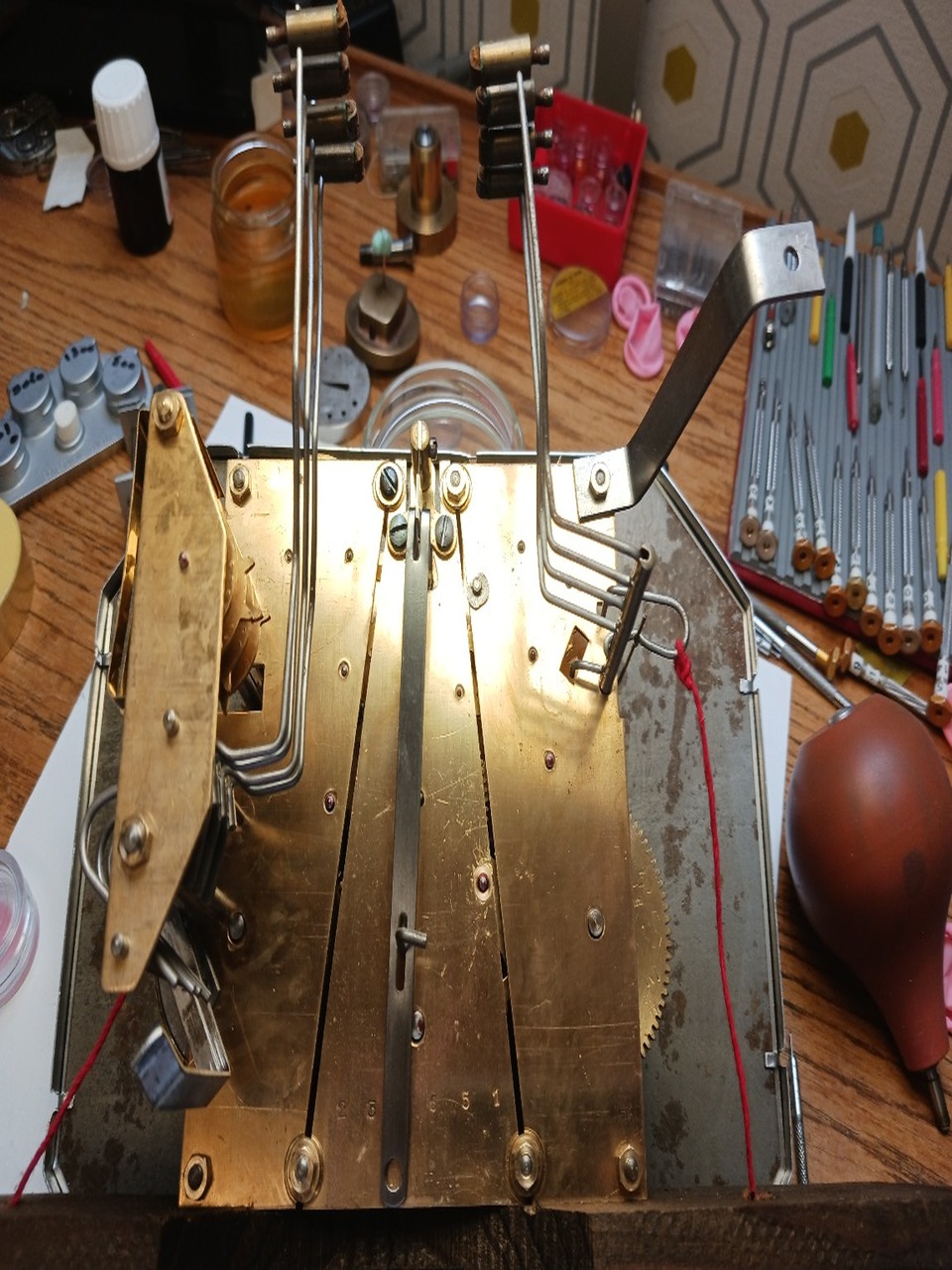 Détail cadran carillon HMD